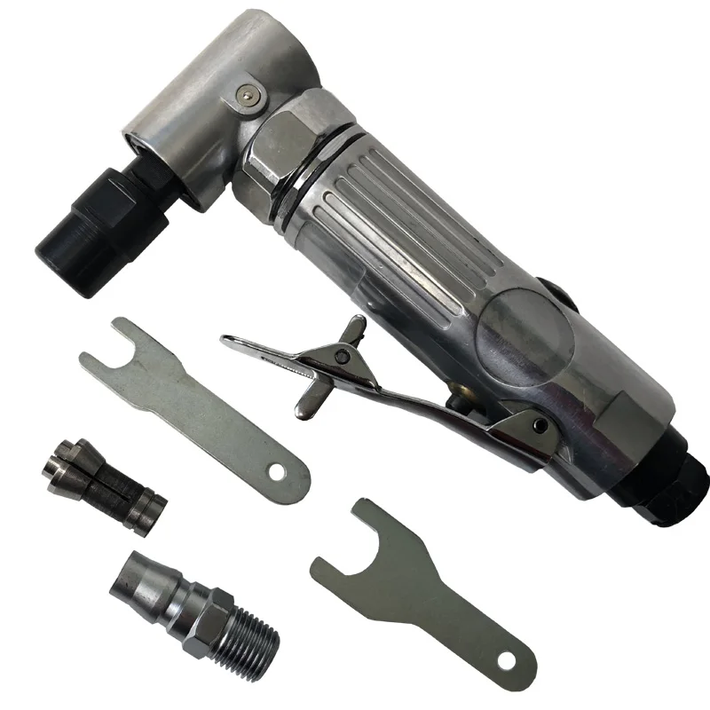 90 Degree Car Polisher Pulidora Engraving Machine Grinding Tools Set With Wrench Pneumatic Car Polish Polishing Machine