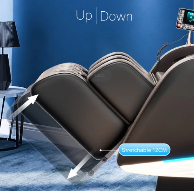 GUOHENG ai smart healthcare shoulder musical function massage chair gravity luxury 8d pu leather massage chair price