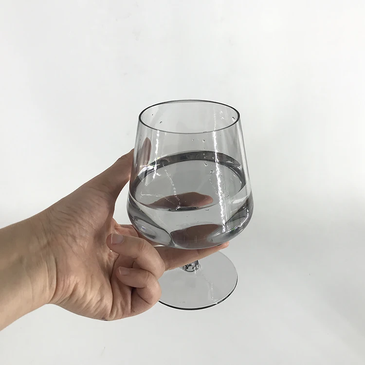 Customized Unbreakable PC Plastic Champagne Party Stemless Wine Glasses For Wedding