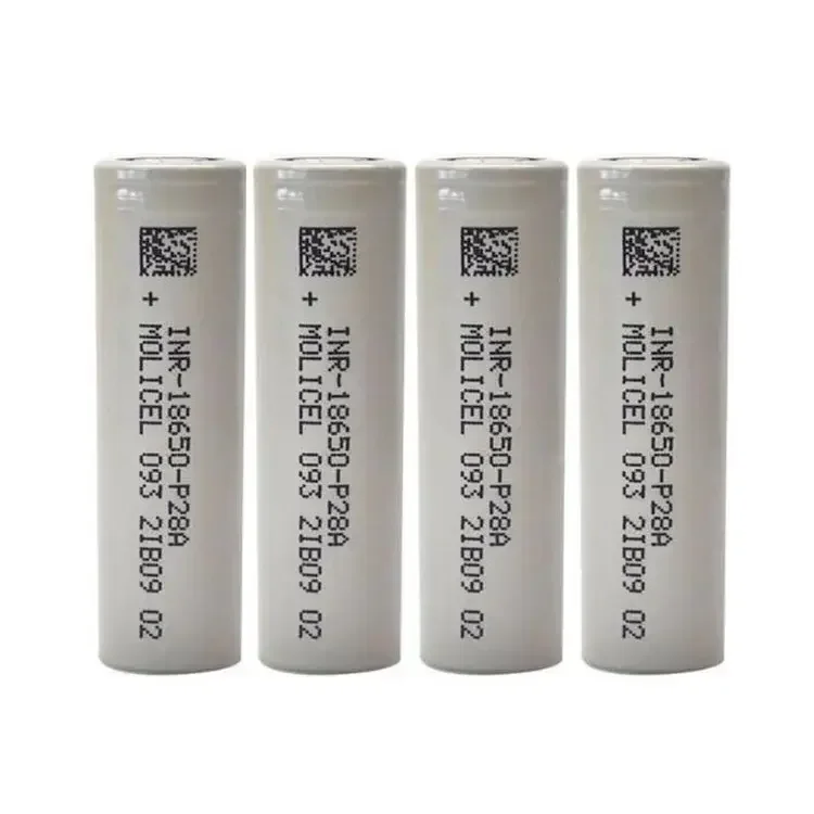 Factory price 3.7v rechargeable battery Molicel P28A 2800mah 35A battery 18650 cylinder original battery cell