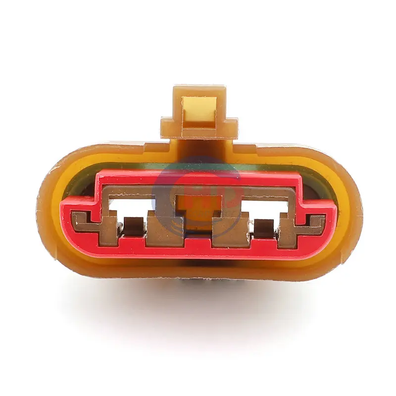 3 Way 4938402-1 Auto Engine Cooling Fan Motor Plug Connector Socket With Terminal Block  Wire Harness For GM PT1853