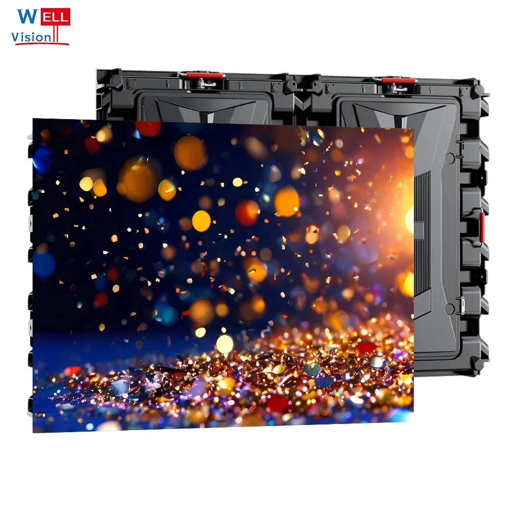 Wellvision наружный литой Магниевый сплав P5 P6 полноцветный Smd Rgb рекламный светодиодный дисплей щит для торгового центра
