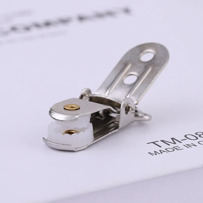 iron or stainless steel suspender clips metal garment clips