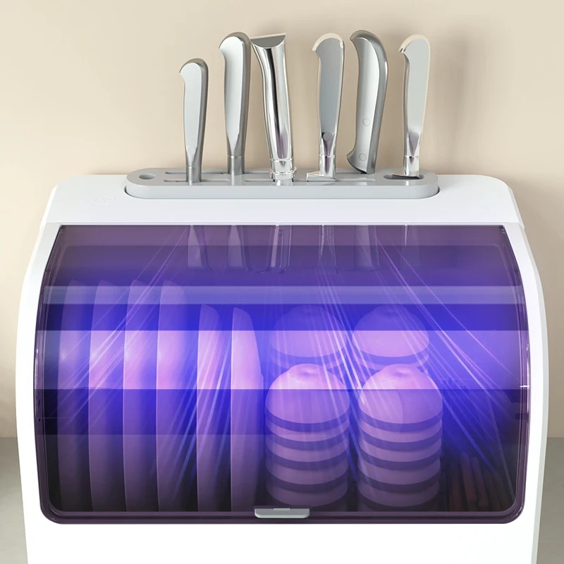 Multi-functional cupboards bowl kitchen plastic cutlery storage box organizer with cover