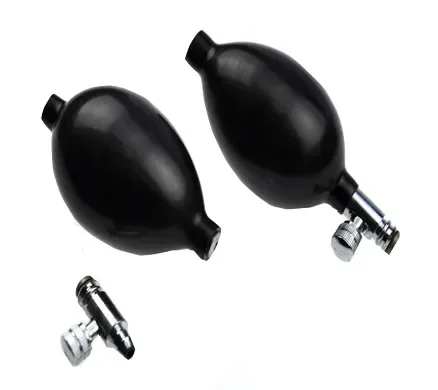 Medical Accessories Reusable Metal Valves NIBP Cuff Latex Ball Air Bulb Pump for Blood Pressure Cuff/ Sphygmomanometer