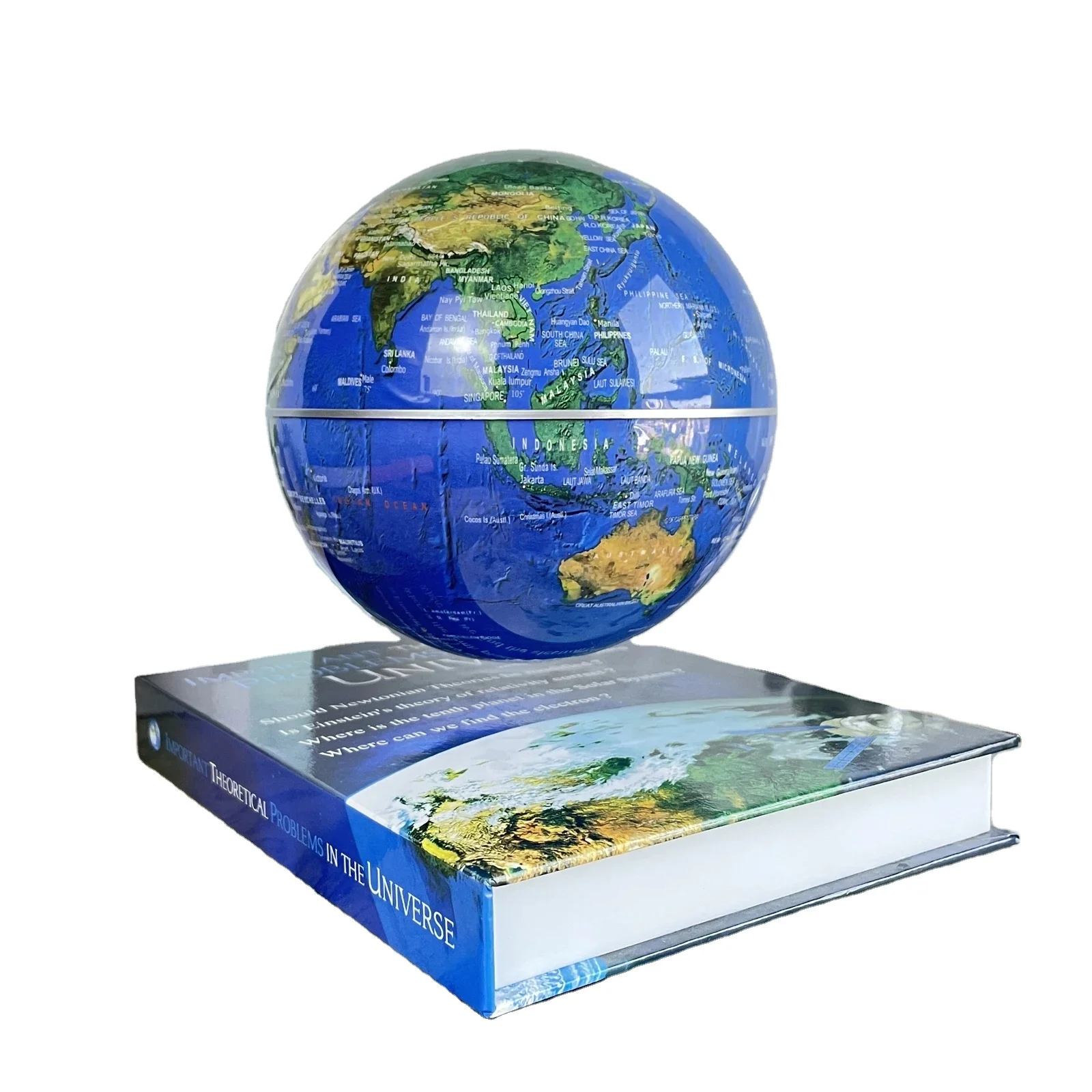 Floating Magnetic Levitation Book Shape World Globe Rotating Gift for Kids 360 Degree Levitating Globe Home Decoration