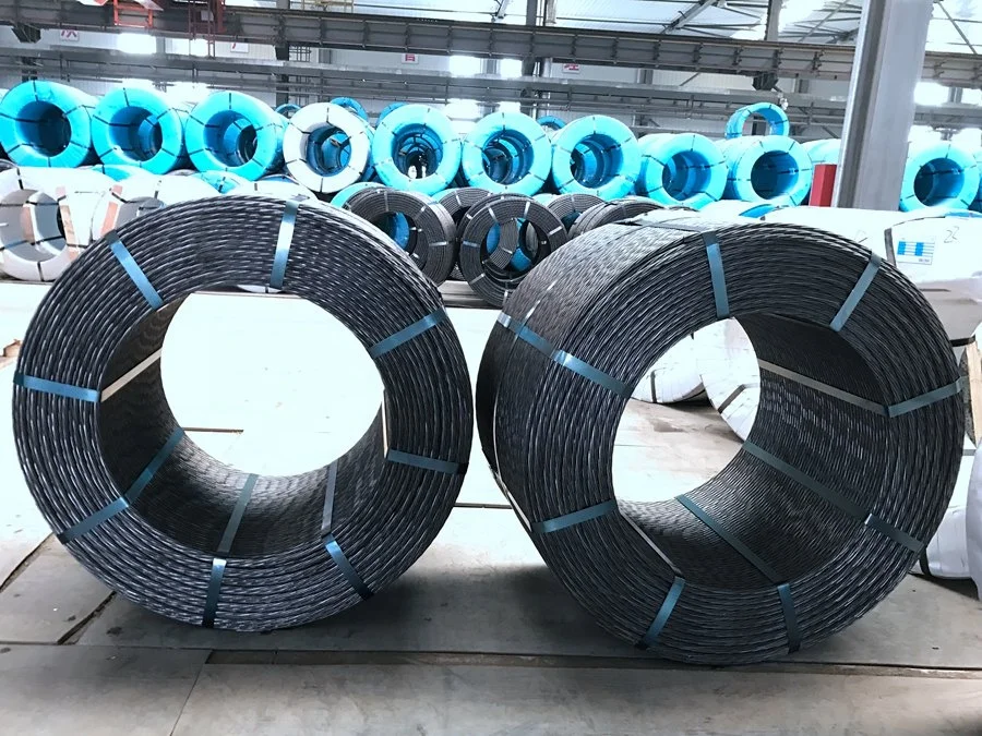 Hot sale low relaxation 15.24mm PC Strand ASTM A416 Prestressed Concrete Strand