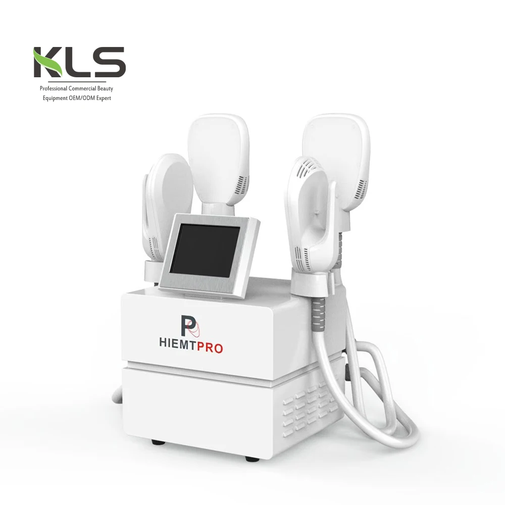  Newest HIEMTPRO 4 Handles EMS Muscle Stimulator High Intensity HIEMT Electromagnetic Sculpting Slimming
