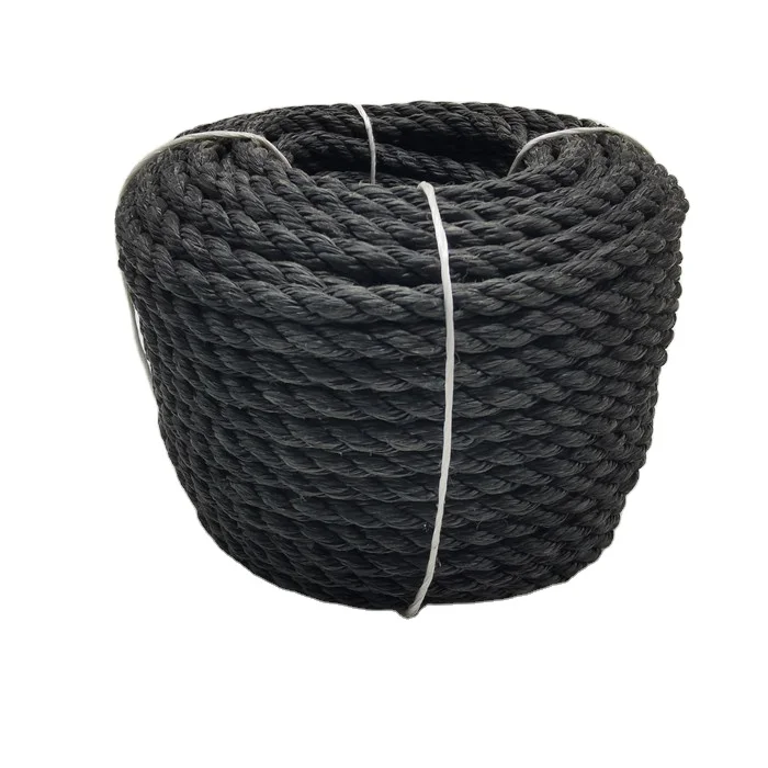 High Quality Polypropylene 3 strand twisted rope Construction rope