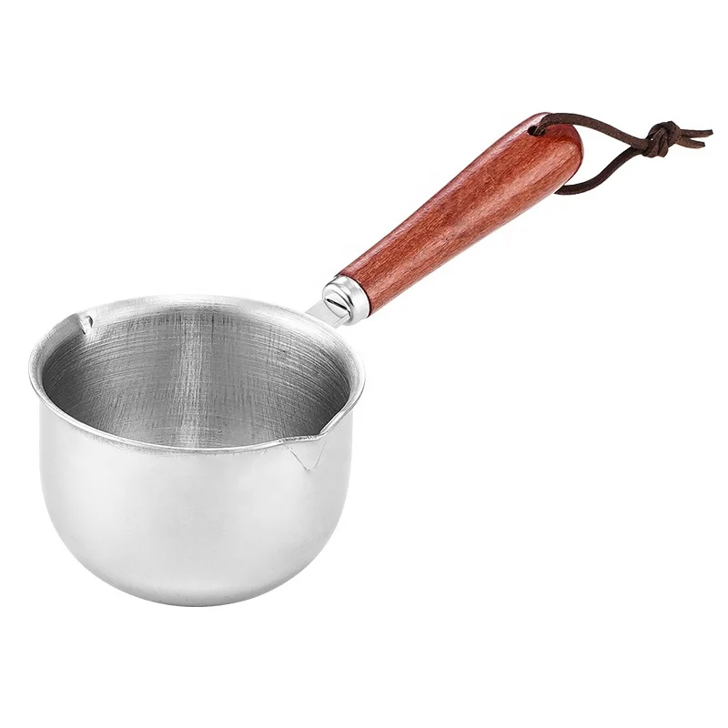 Kitchen household oil splash spoon  hot  splash oil small pot thickened long handle function pot
