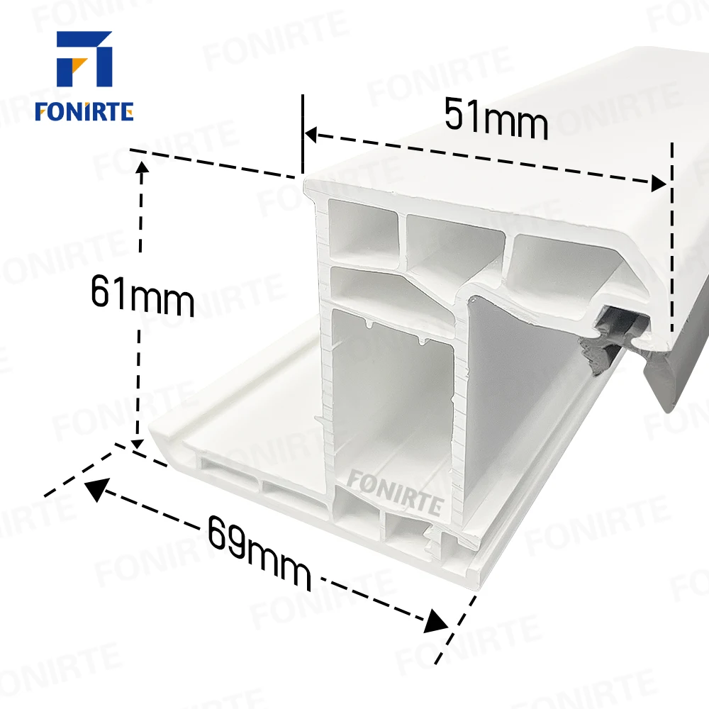 Low Price UV Protection High Precision Upvc Frame Profile Pvc Plastics Profiles For Windows