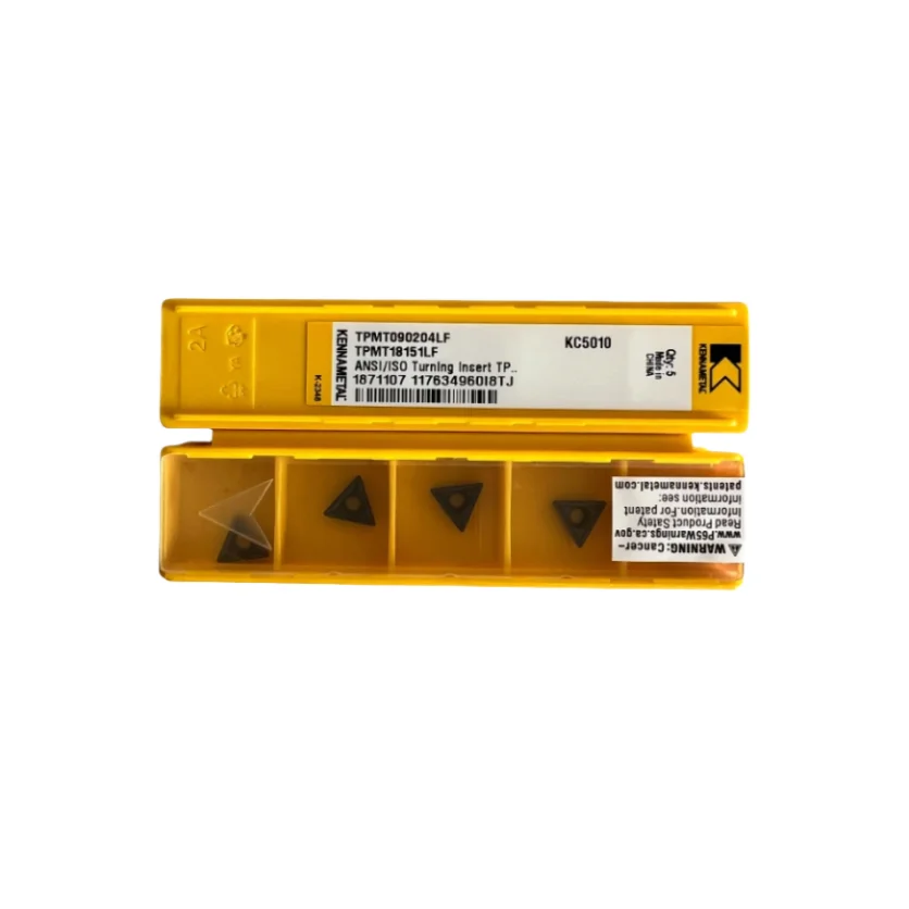 Kennametals Carbide Blade TPMT090202 090204-LF KC5010 CNC Cutting Tools Turning Inserts