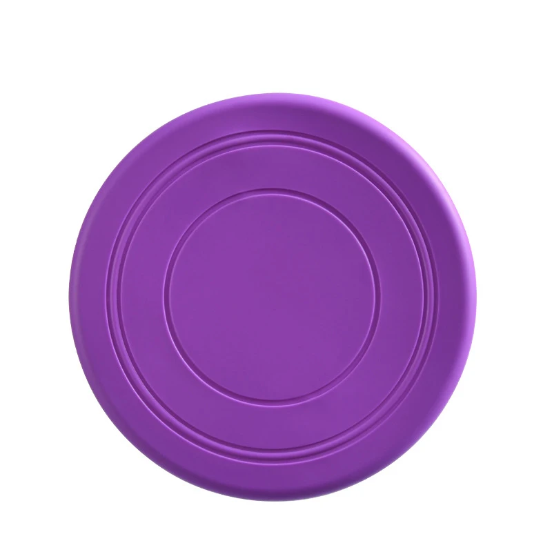 New Style Custom Logo Durable Soft Non-Slip Dog Flying Disc TPR Game flying disc Pet Bite Resistant Frisbeed Outdoor