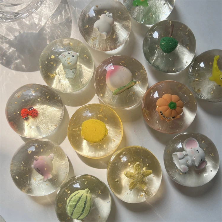 OEM Private Label Crystal Cartoon Gold Soap Moisturizing Whitening 24k Gold Foil Amino Acid Handmade Bar Soap