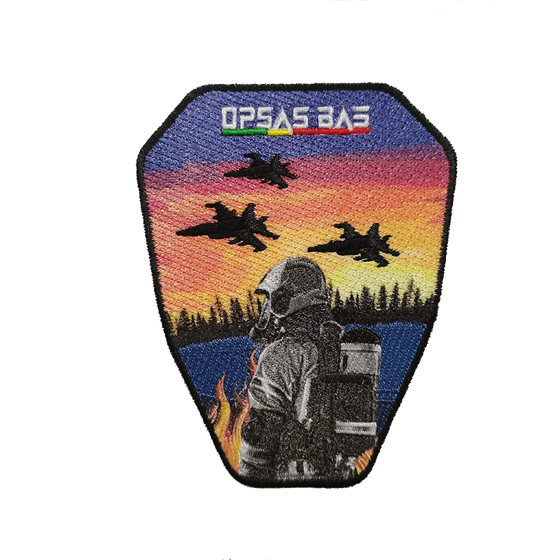 Fashion Caps Clothes Embroidered Badges Custom Embroidery Printing Patches Printing Stitches Twill Works Iron on Patches