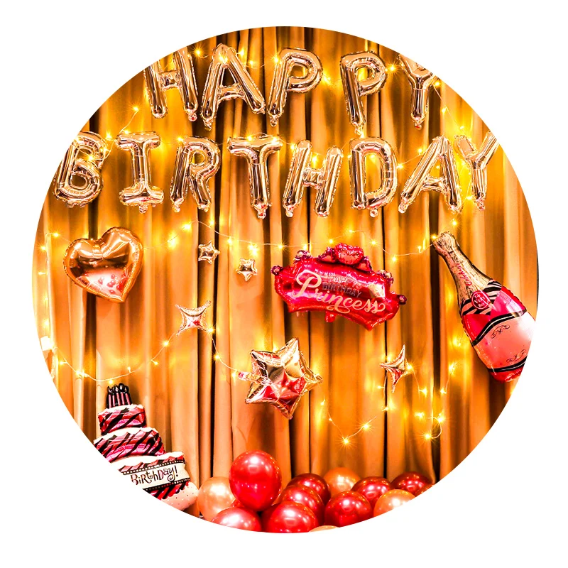 Wholesaler 2021 hot wedding party supplies wedding decoration gold silver pink blue happy birthday Party balloons