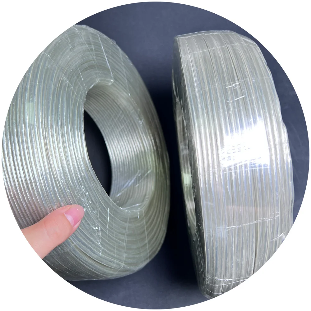 90m roll copper 16AWG 2PIN PVC transparent cable Electronic wire for led neon sign