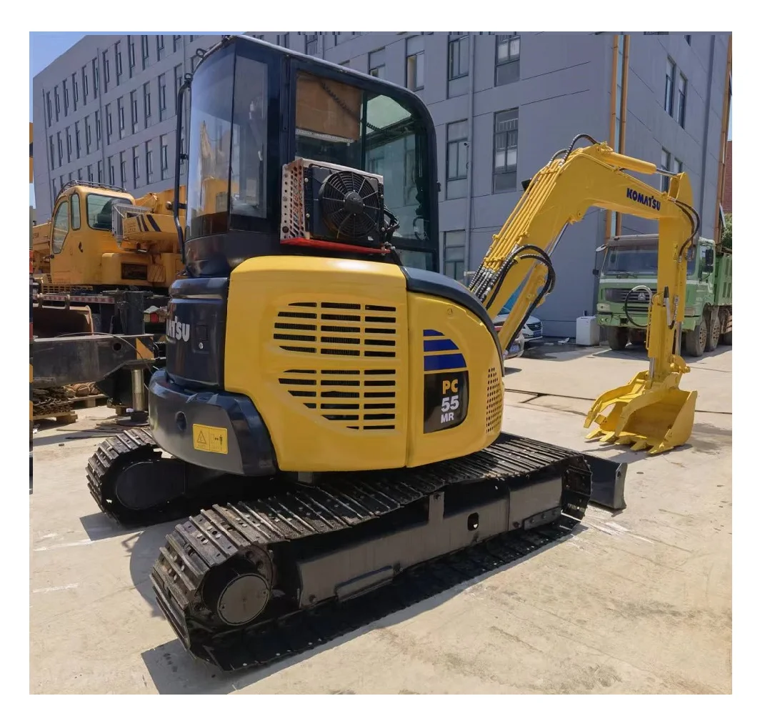 Construction machinery used Komatsu PC55MR-3 popular Komatsu PC55MR digger in stock