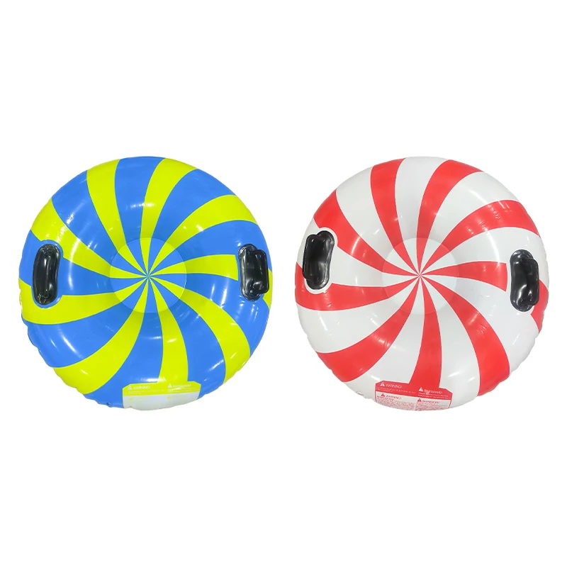 OEM&ODM Winter Outdoor High Quality Durable Safe Fun Heavy Duty PVC inflatable Sled Snow tube Sports Toys for Kids