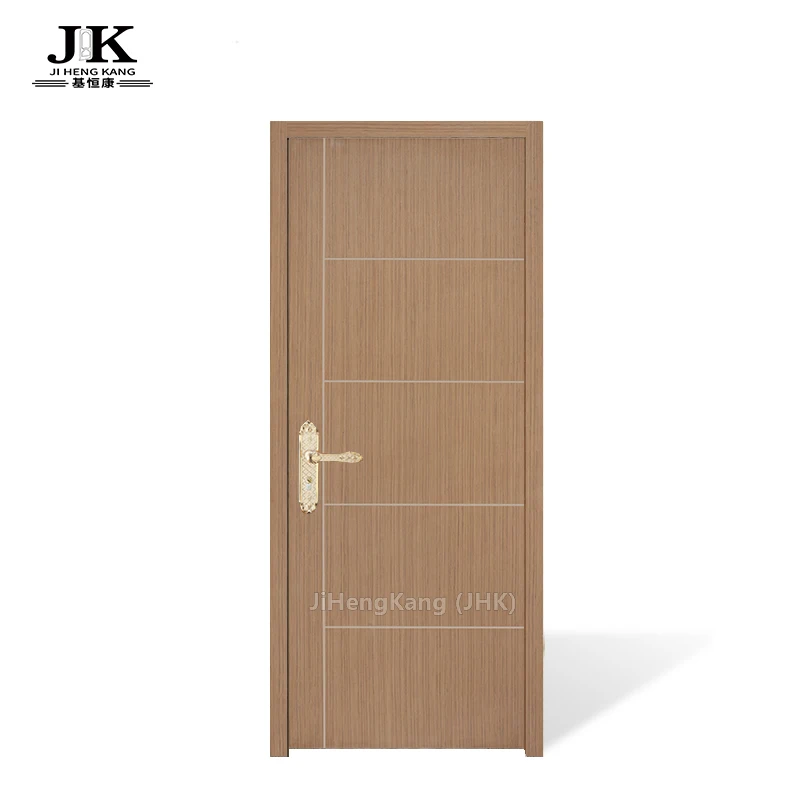 JHK-FC05 China Manufacturer Decorating Teak Veneer MDF Goove Design Plywood Door