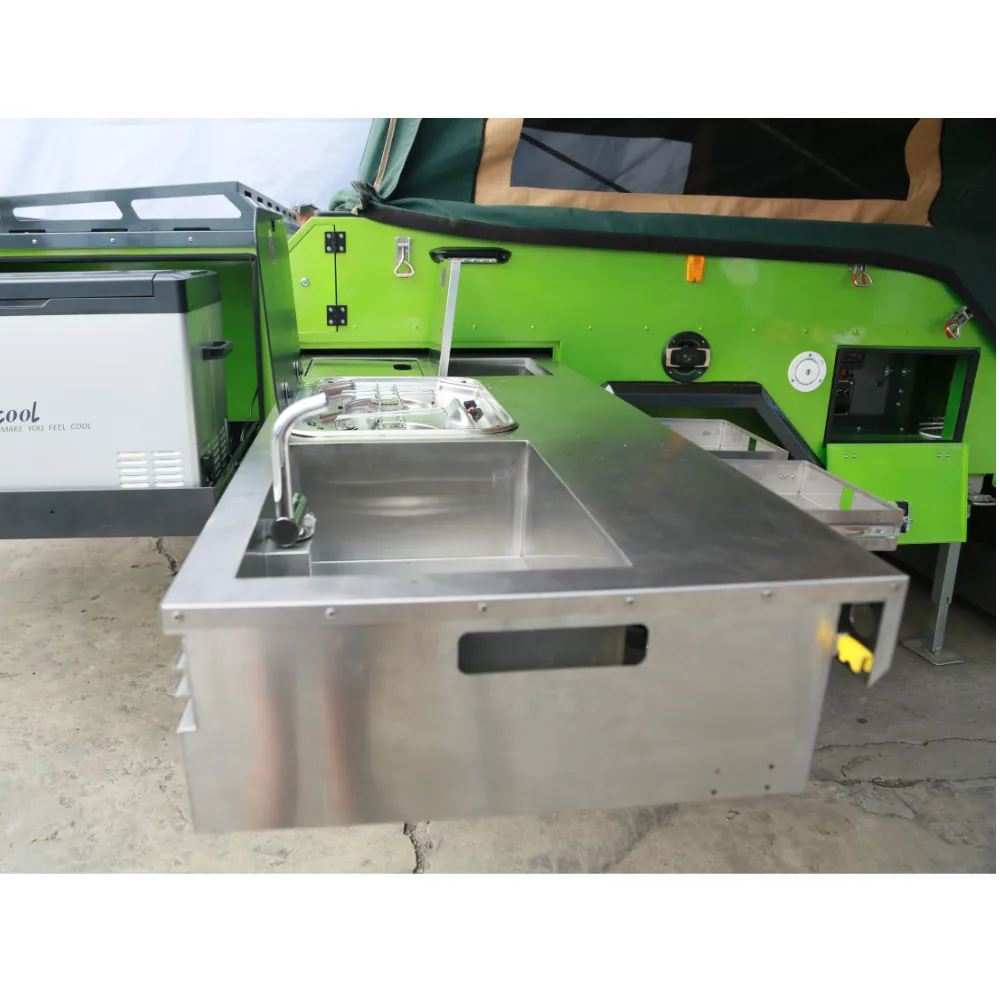 
Custom Outdoor Camper Trailer Slide Out Kitchen 