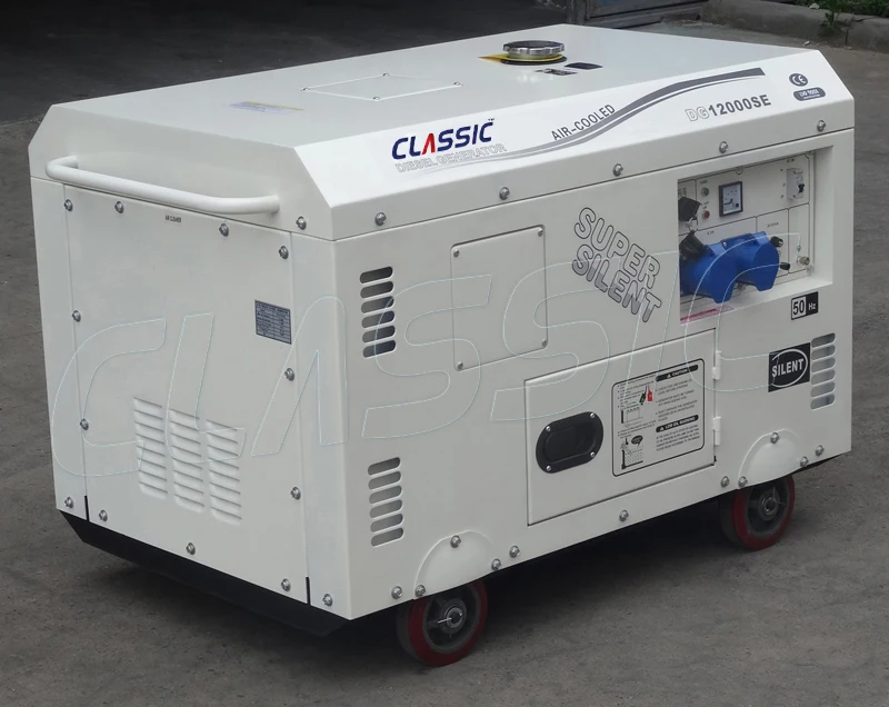 BISON home use 10 kva super silent type diesel generator set 10kw 12kva sound proof diesel power generators