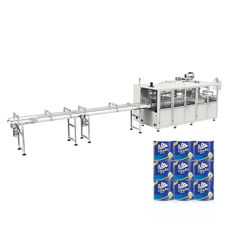 Chinese Manufacturer Full Automatic Toilet Paper Production Line Toilet Single Roll Packing Machine