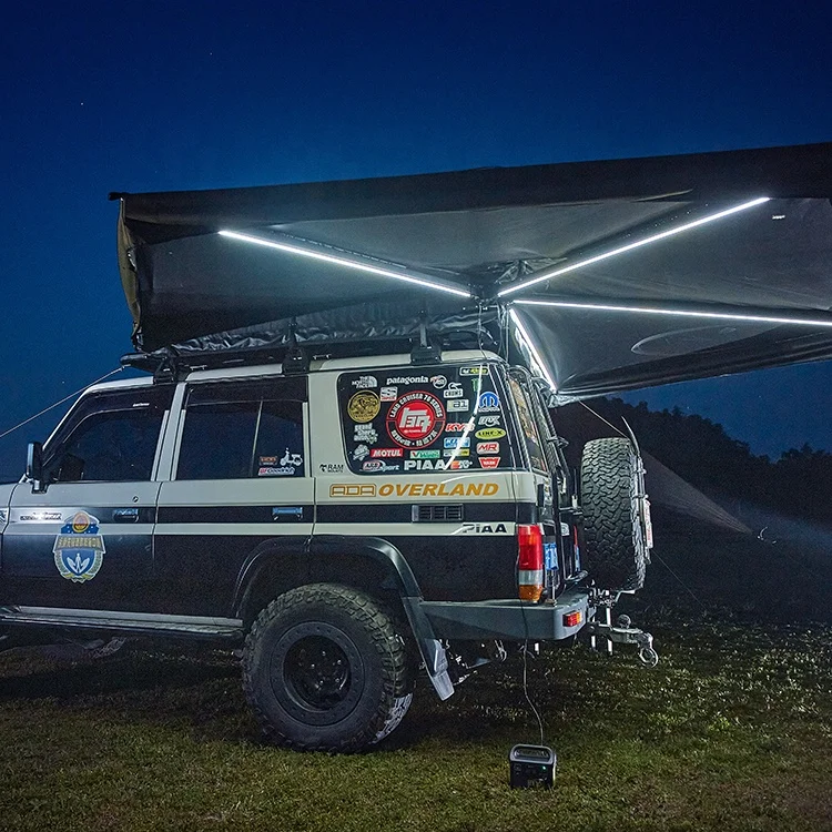 Outdoor Backpacking Hiking Picnic Dutch Boat 270 Free Standing With Lights Tent Car Camper Awning