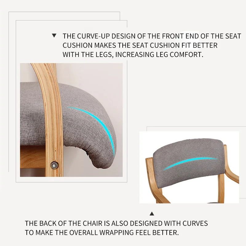 
Comfortable upholstered wooden stackable chair stacking armchair 