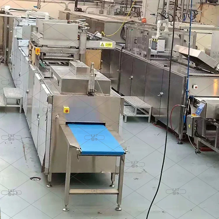 LST full automatic high capacity center filled chocolate production line