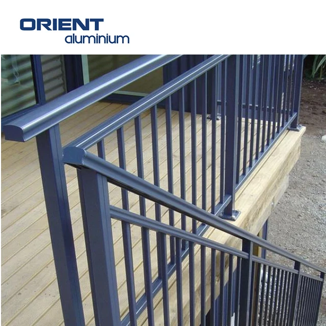 Balustrades Aluminium Customized Size Handrails For Stairs