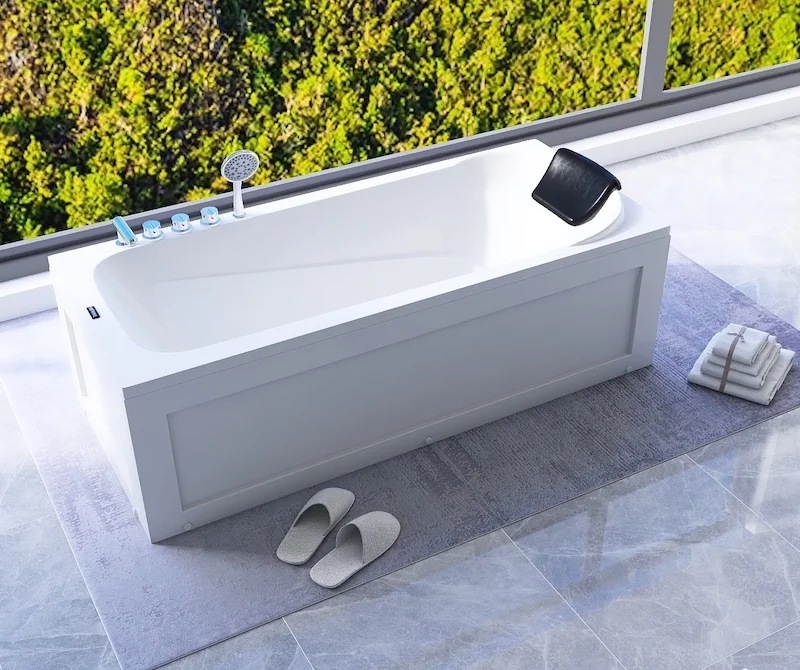 Customize Size Repairable Bath Tub Adult Luxury Soaking Solid Surface Freestanding Bathtubs