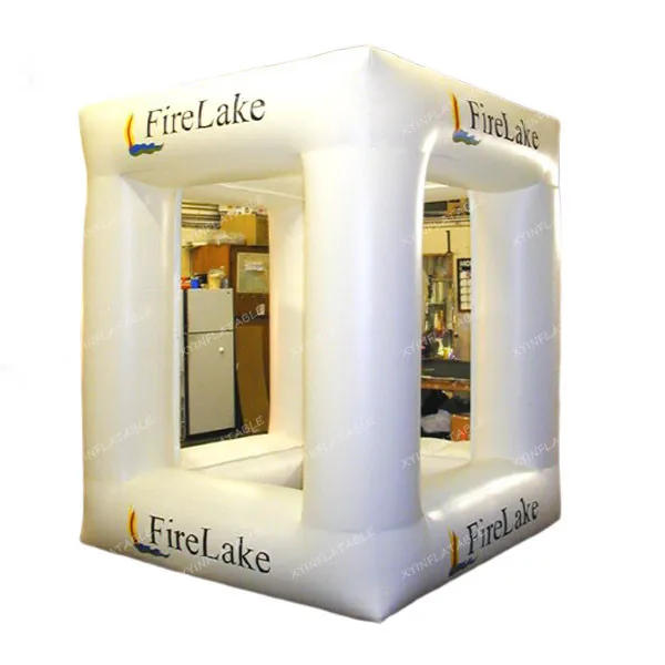 Custom design inflatable money catch, cash machine inflatable money booth for sale