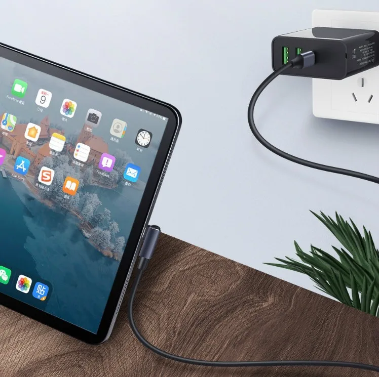  Высококачественный USB-кабель с разъемами типа C и для подключения к порту Type-C подходит сетевых устройств RSZ9 5A QC 4