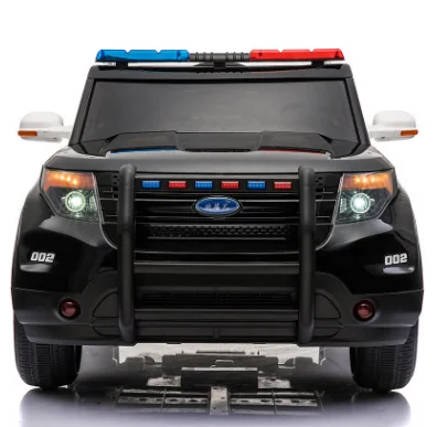 2023 New Cheap Price  Kids 12V Electric Police Ride-On SUV with RC, Lights/Sounds, AUX