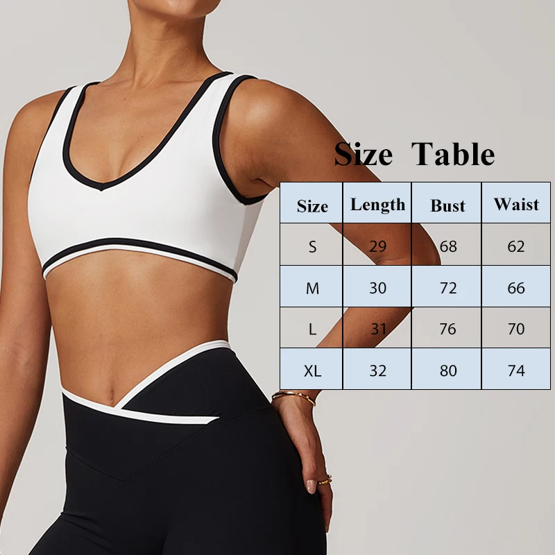 Wholesale Nude Feeling  Sports Bra U-shaped Beauty Back Wide Shoulder Strap Outdoor Yoga Bra