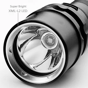 IPX-8 Scuba Dive Lights  diving flash light for Divers Under Water Sports with 18650 Battery