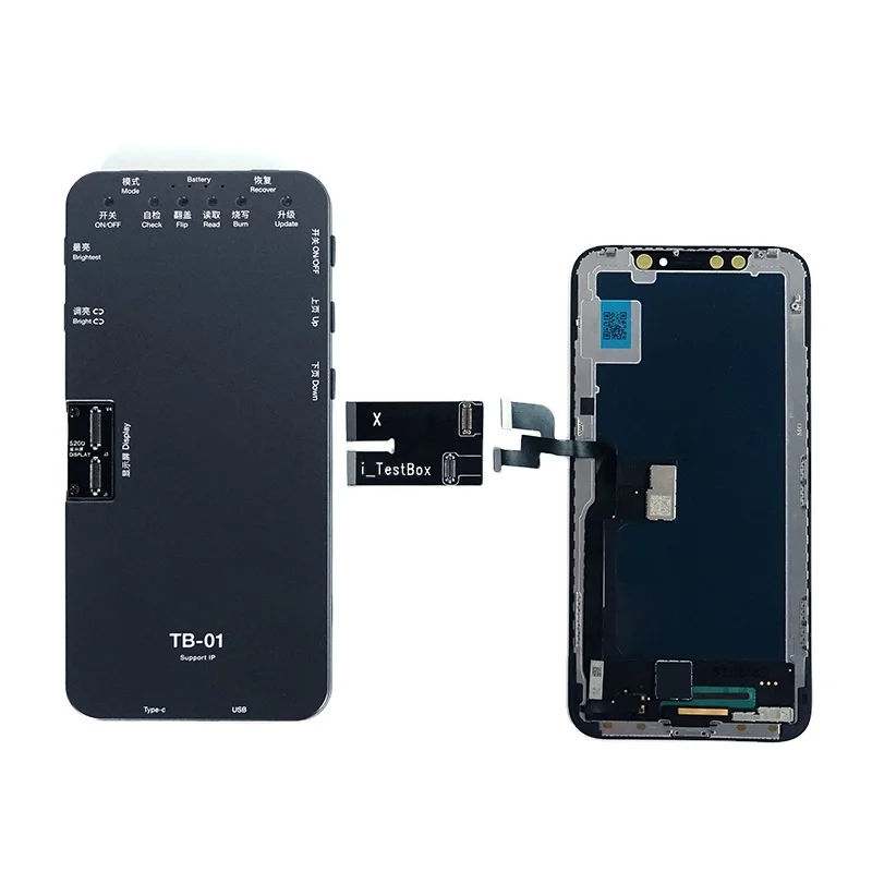 RELIFE TB-01 LCD Screen Tester For iPhone 12 11 Pro Max XS XR 8 7 6S Testing Display Touch 3D Tools With 16pcs Test Board