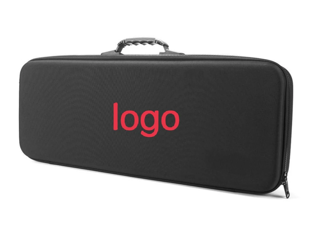 premium quality lightweight hard shell mechanical keyboard accessory EVA zipper carrying case with portable foam cutting