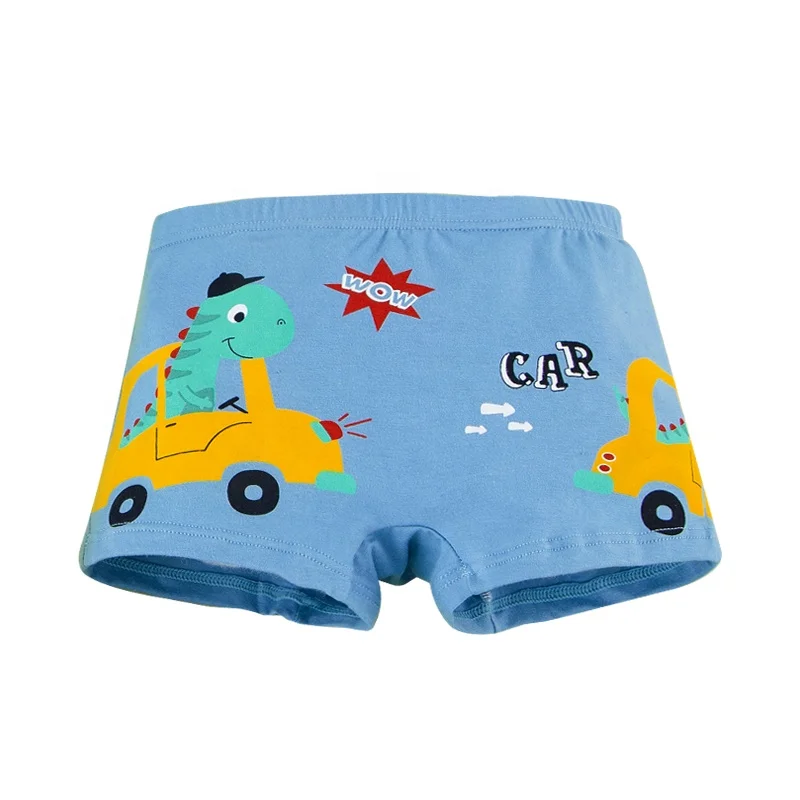 Wholesale Kids Underwear 95% Cotton 4 Pieces Pack Baby Underwear Sets 1-8 Years Boys Children Panties Boxer Shorts
