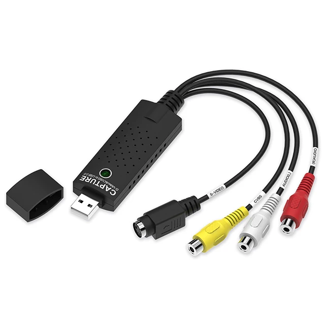 Хорошее качество 720P S-видео CVBS AV USB карта видеозахвата ноутбука для VHS DVD и многого