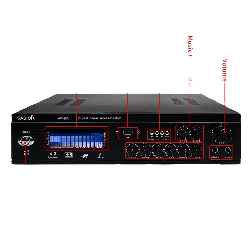 Hot selling sound amplifier Av receivers with great price