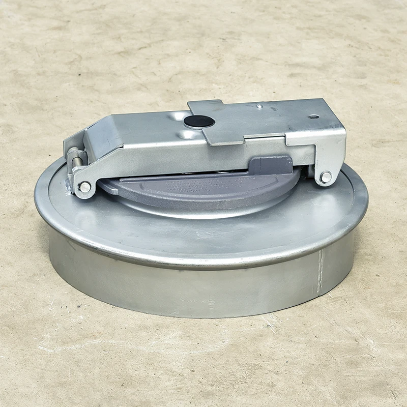 16 inch carbon steel oil tanker petroleum tanker hatches fuel clamped manhole cover