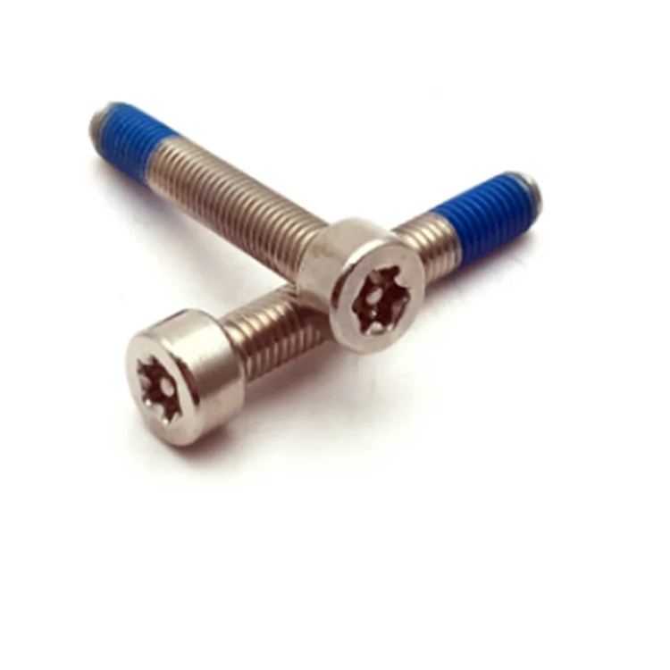 
ISO14579 new design m6 torx with pin nylon plated medical screw 