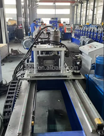 Chinese Manufacture C U Z Section Shaped Steel Channels Steel C Purlin Cold Roll Forming Machine