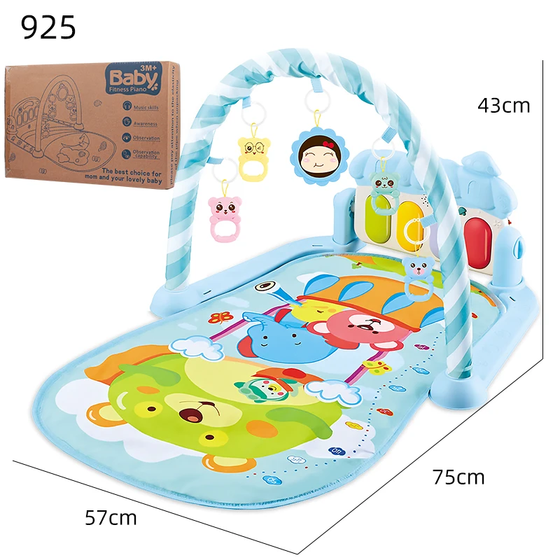 Multifunctional Infant Piano Rack Pedal Instrument Toys House Handmade Training Foldable Musical Play Mat Kids Activity Mat