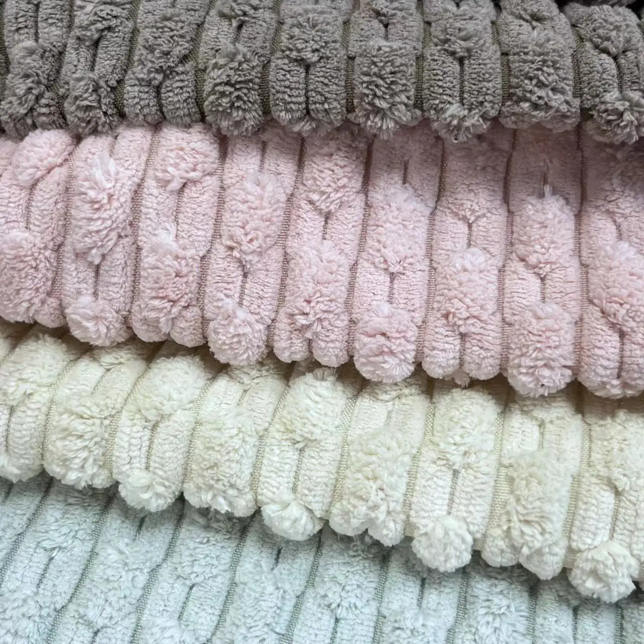 Comfortable corduroy  woven wide usage sofa pillow home textile solid color thick corduroy fabric