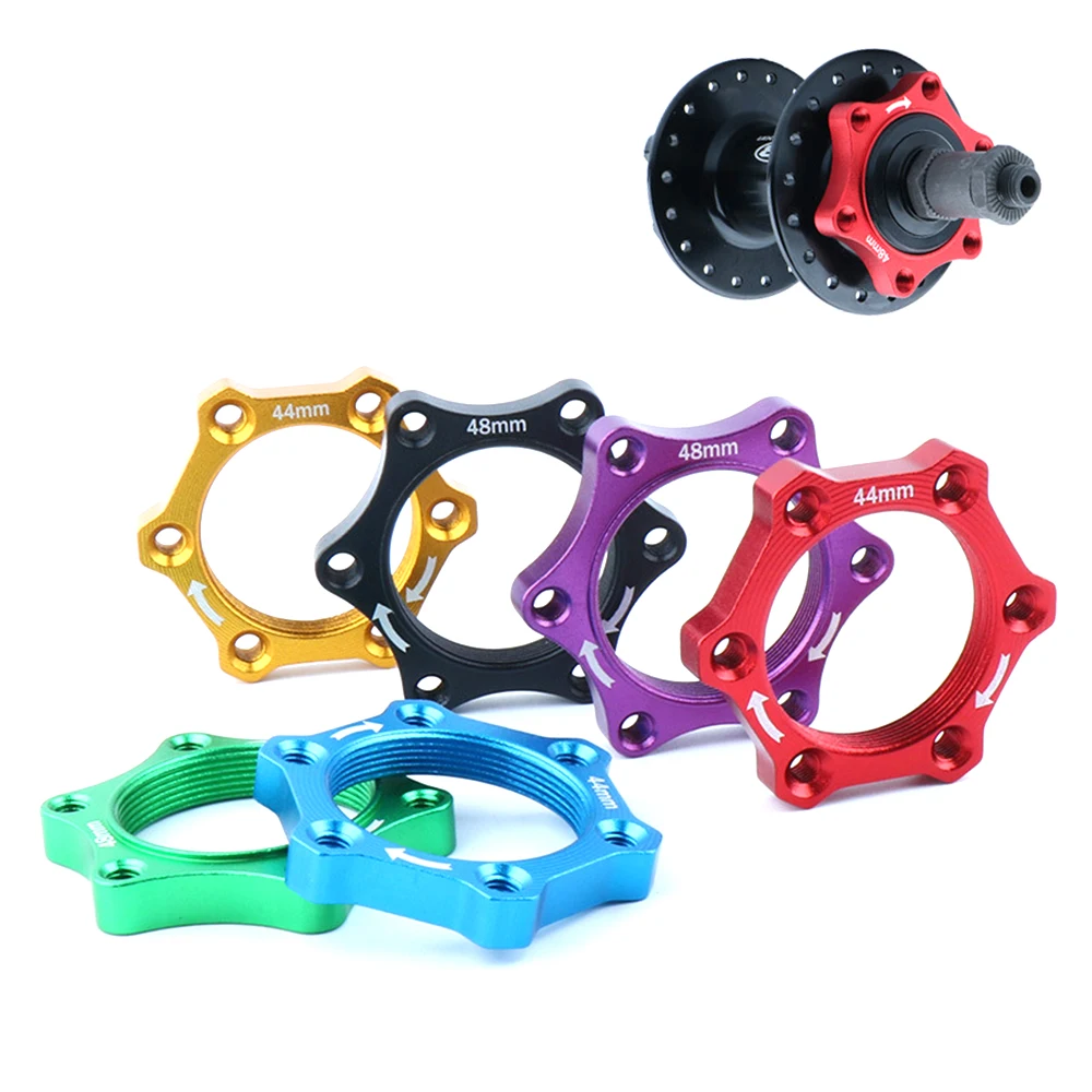 Bicycle Bike Rotary Screw Thread Hub Flange Adapter Brake Disc Rotor Base Rotary Hub Brake Disc Threaded Base 44mm 48mm