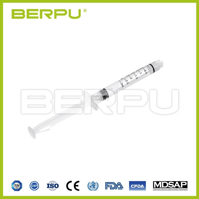 BERPU Factory Price Medical Safety 3ml 5ml Automatic Disable Syringe For Dose Immunization