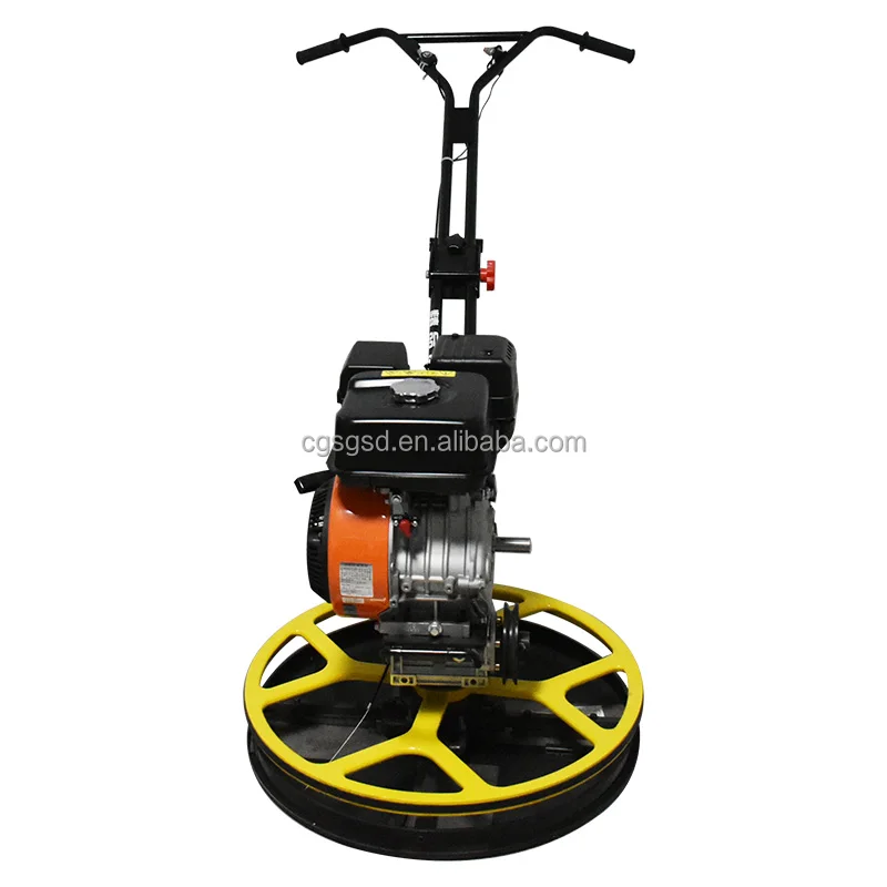 Road construction machine mini gasoline power edging finishing float machine concrete power trowel